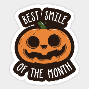 Best Smile Of The Month Sticker